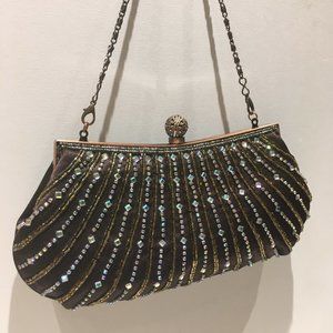 BEADED EVENING BAG BY FELLINI